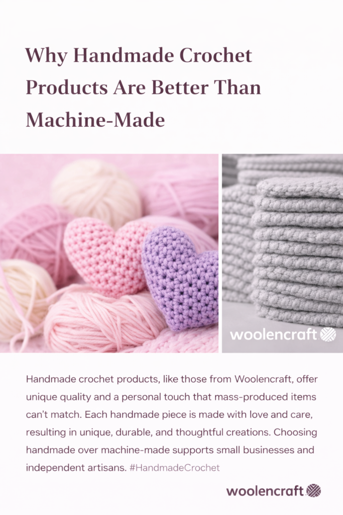 Woolen Craft handmade crochet products.