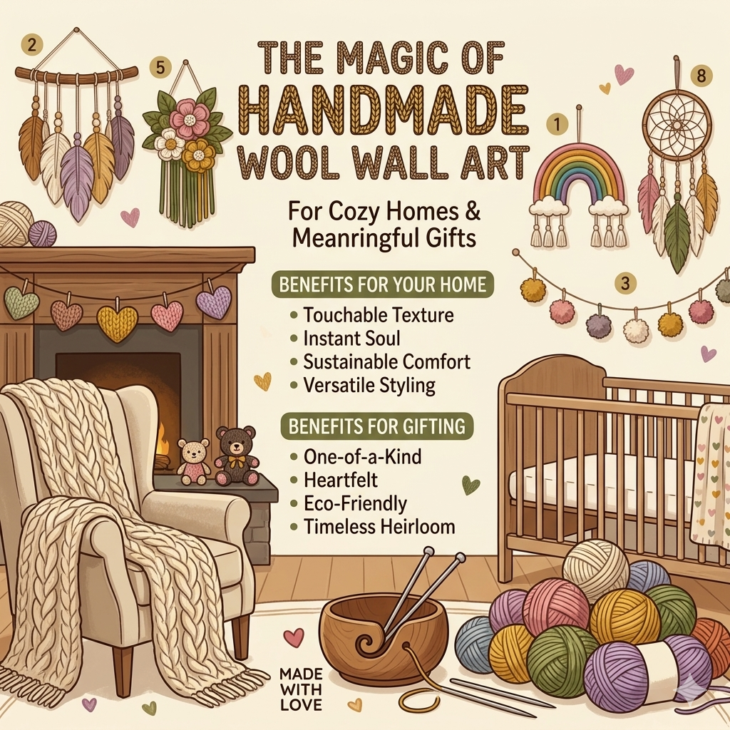 Hanging Warmth: How Woolen Wall Art is Redefining Cozy Home Decor
